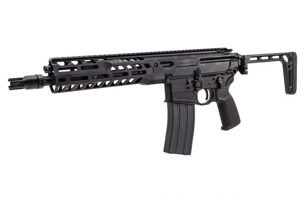 Salvo Precision Spear LT CSAW 10.5" MWS GBB Rifle Airsoft ( Black )