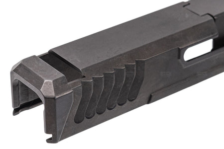 SAT CNC Steel G34 Loki Style Slide Set with Compensator For Marui TM G17 / G34 GBBP Series -Black