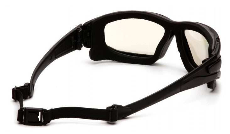 Pyramex I-Force Glasses Black Strap-Temples/Indoor-Outdoor Mirror Anti-Fog Lens ( SB7080SDT ) ( I Force )