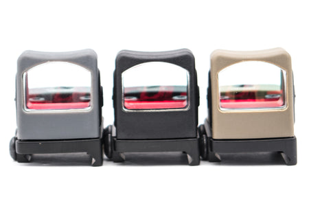 MF SOTAC Plastic Nylon Ver. Mini RMR CC Style Airsoft Red Dot with G Model Base Mount ( Miniature Reflex Sight )-Grey