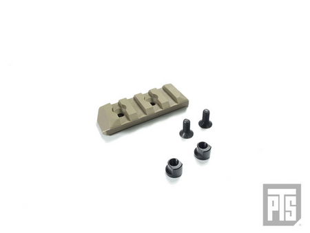 PTS® Enhanced Rail Section ( KEYMOD ) - [ 4 Slots ]-Dark Earth ( DE )