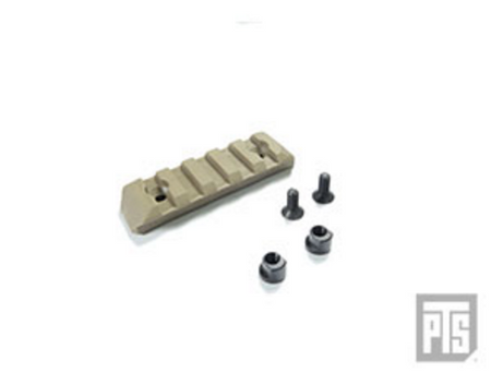 PTS® Enhanced Rail Section ( KEYMOD ) - [ 5 Slots ]-Dark Earth ( DE )