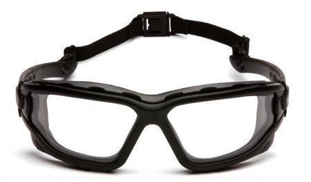 Pyramex I-Force Safety Glasses Black Frame with Clear Anti-Fog Lens ( SB7010SDT ) ( I Force )