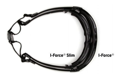 Pyramex I-Force Safety Glasses Black Frame with Clear Anti-Fog Lens ( SB7010SDT ) ( I Force )