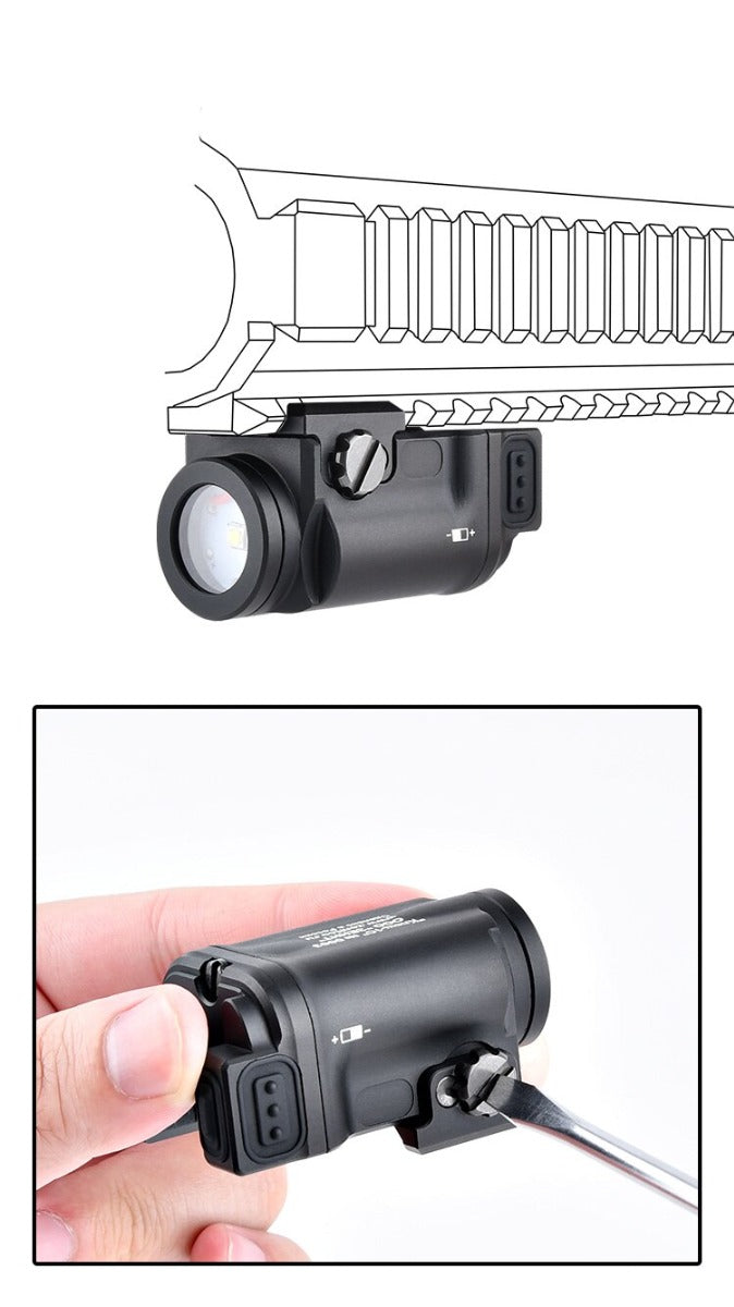 MF SOTAC K-1S Style Pistol LED FLashlight ( Black / DE )-Dark Earth ( DE )