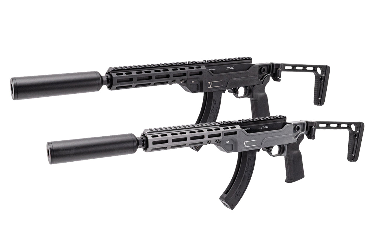 SEAL Airsoft KC02 B-TM Folding Stock GBB Rifle Airsoft ( With Barrel Extension ) -Grey