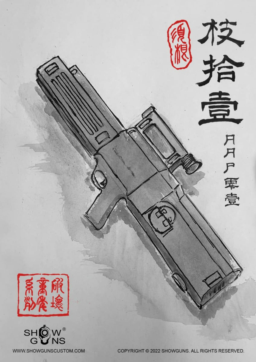 Show Guns G11 Style Kit PLA Material ( Steel Parts ) for AAP01 GBB Pistol ( AAP-01 )