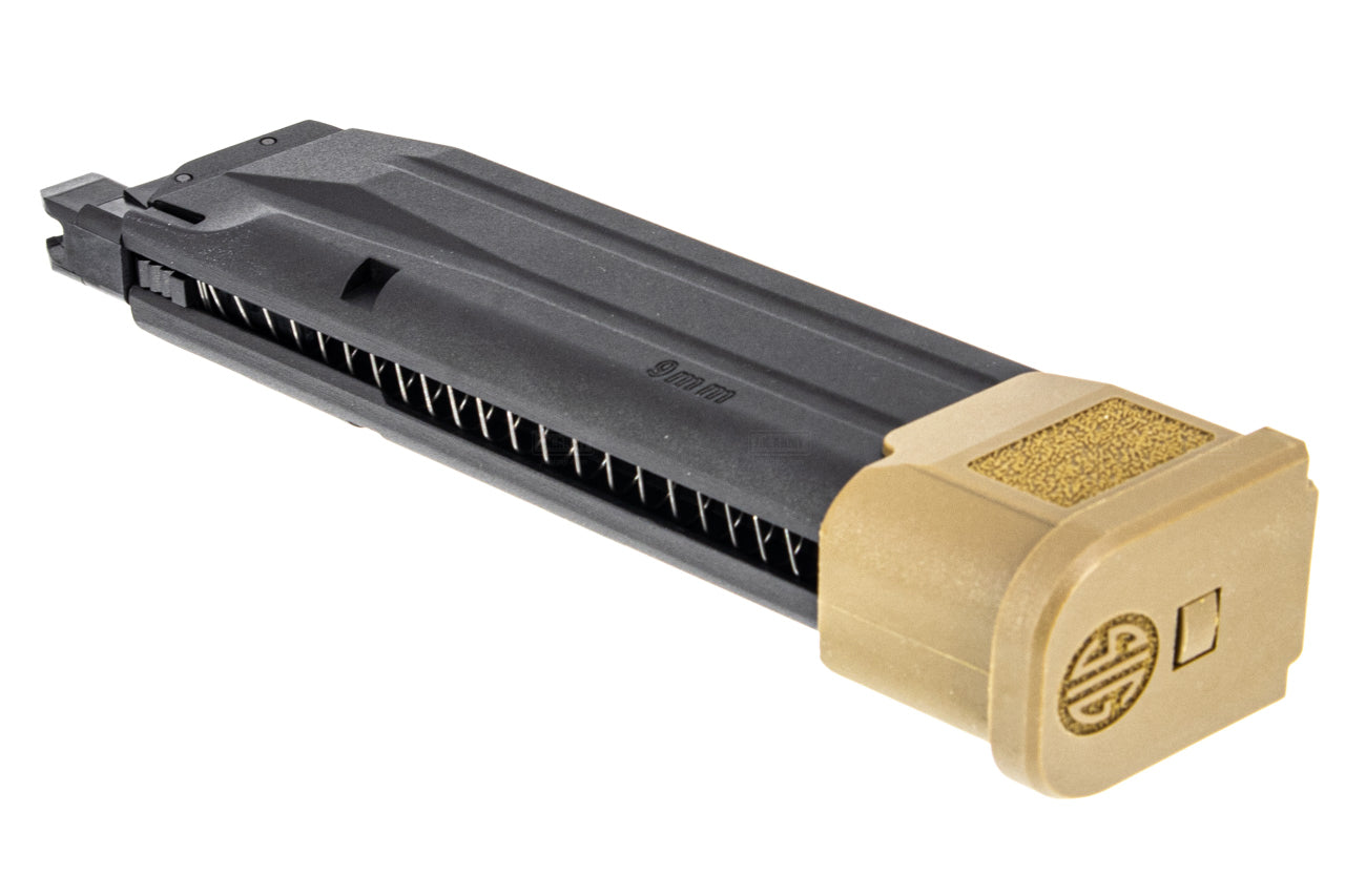 SIG AIR 25 Rds Magazine for P320 M17 M18 GBB ( Tan ) ( Green Gas ) ( Licensed by SIG Sauer ) ( by VFC )