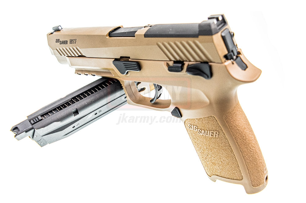 SIG AIR P320 M17 6mm Gas Version GBB Pistol ( Tan ) ( Licensed by SIG Sauer ) ( by VFC )