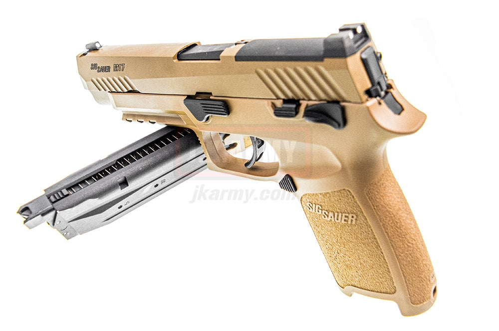 SIG AIR P320 M17 6mm Gas Version GBB Pistol ( Tan ) ( Licensed by SIG Sauer ) ( by VFC )