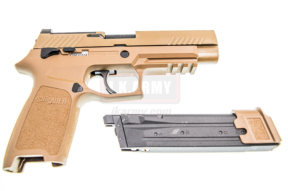 SIG AIR P320 M17 6mm Co2 Version GBB Pistol ( Tan ) ( Licensed by SIG Sauer ) ( by VFC )
