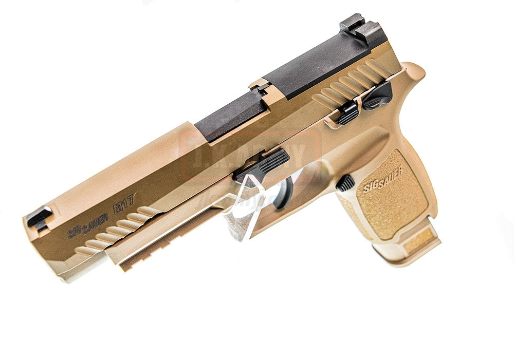 SIG AIR P320 M17 6mm Gas Version GBB Pistol ( Tan ) ( Licensed by SIG Sauer ) ( by VFC )