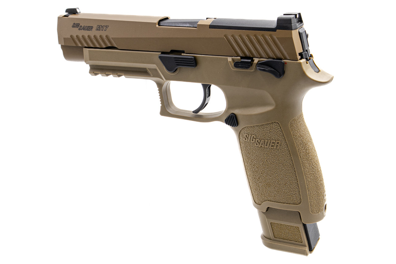 SIG AIR P320 M17 6mm Gas Version GBB Pistol ( Tan ) ( Licensed by SIG Sauer ) ( by VFC )