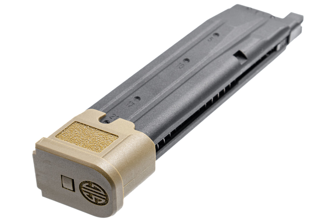 SIG AIR 25 Rds Magazine for P320 M17 M18 GBB ( Tan ) ( Green Gas ) ( Licensed by SIG Sauer ) ( by VFC )