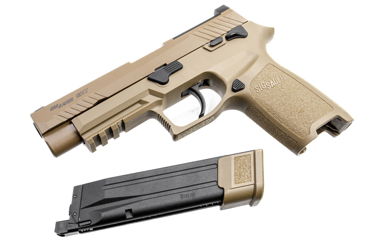SIG AIR P320 M17 6mm Co2 Version GBB Pistol ( Tan ) ( Licensed by SIG Sauer ) ( by VFC )