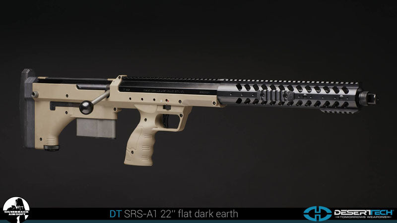 Silverback SRS A1 Bullpup Sniper - FDE ( 22" Std. Barrel, Desert Tech Licensed )