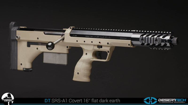 Silverback SRS A1 Bullpup Sniper - FDE ( 16" Covert , Desert Tech Licensed )