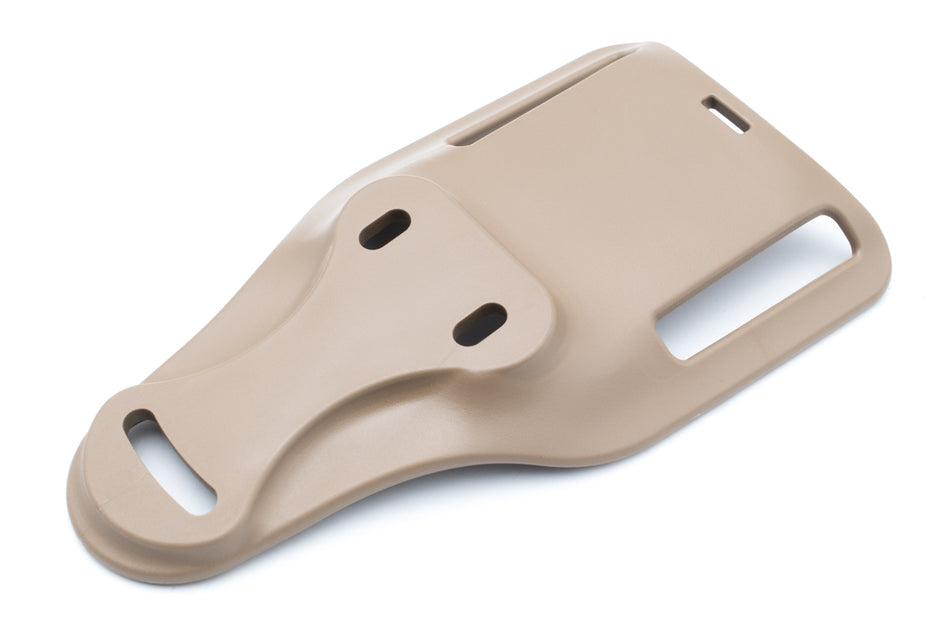 Safariland Model 6070 CUBL Slotted Mid-Ride Universal Belt Loop ( 2.0" Belt Width ) ( FDE )