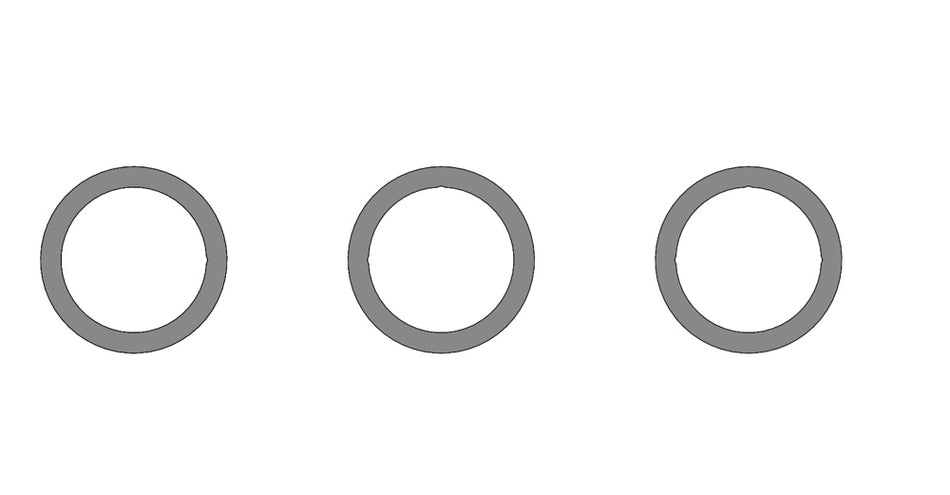 Alpha Compensator Precision Shims for M4 Series ( Flash Hider Shims )