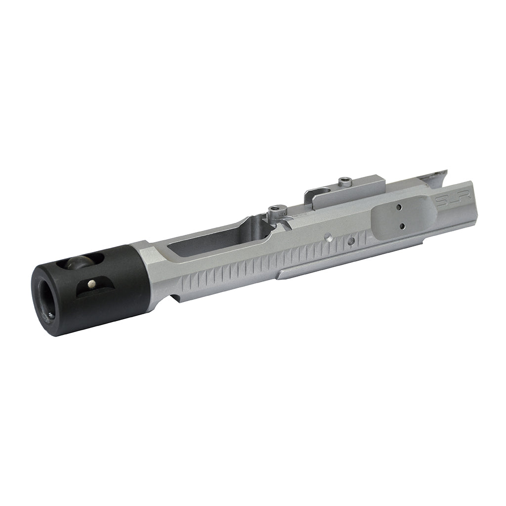 SLR Airsoftworks CNC Steel Bolt Carrier for Marui TM MWS GBBR System ( TiN Titanium Nitride ) ( by DYTAC )-Titanium Grey