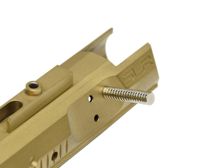 SLR Airsoftworks CNC Steel Bolt Carrier for Marui TM MWS GBBR System ( TiN Titanium Nitride ) ( by DYTAC )-Titanium Grey