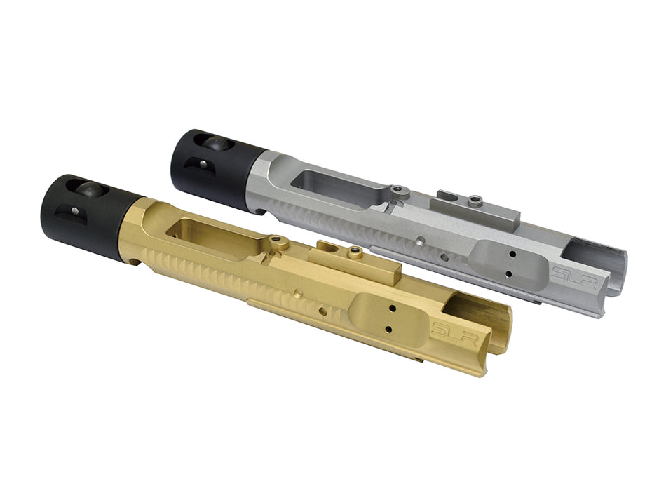 SLR Airsoftworks CNC Steel Bolt Carrier for Marui TM MWS GBBR System ( TiN Titanium Nitride ) ( by DYTAC )-Titanium Grey