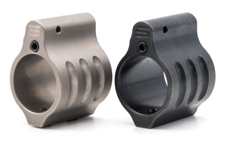 SLR Dummy Gas Block 0.75" for Airsoft ( Melonite QPQ Black / Silver )-Silver