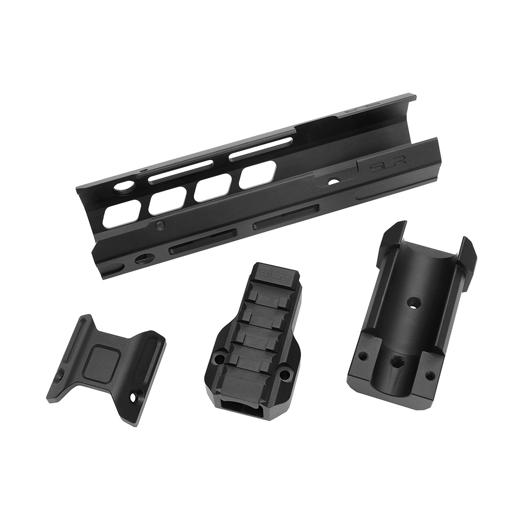 SLR Airsoftworks 6.5” Light M-LOK EXT Extended Handguard Rail for Tokyo Marui TM AKM GBBR ( Black ) ( by DYTAC )