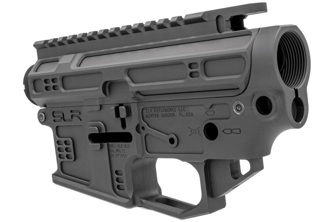 SLR Airsoft Works Gen2 B15 Receiver Ver.2 For Marui TM M4 MWS GBB ( Black ) ( Limited Edition )