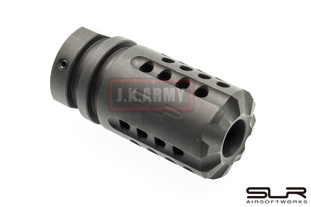 SLR Synergy Mini Compensator Flash Hider 5.56 14mm CCW ( Black )