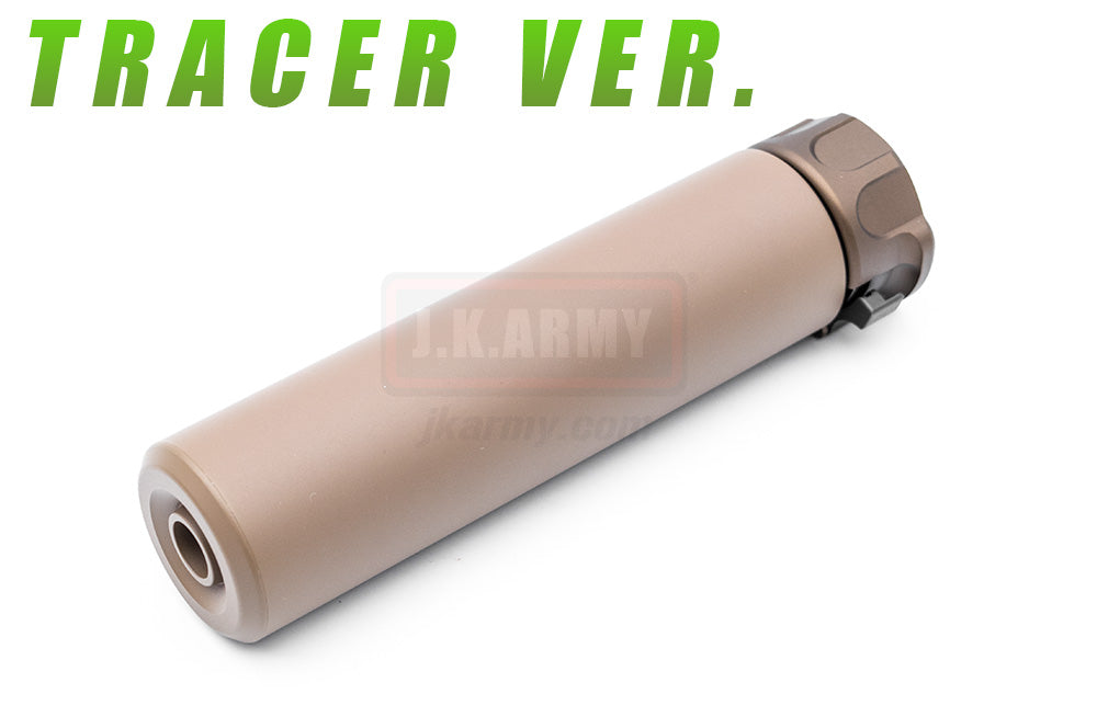 Angry Gun SOCOM 416 Dummy Suppressor / Barrel Extension w/ AT2000R Tracer ( BK / DE )