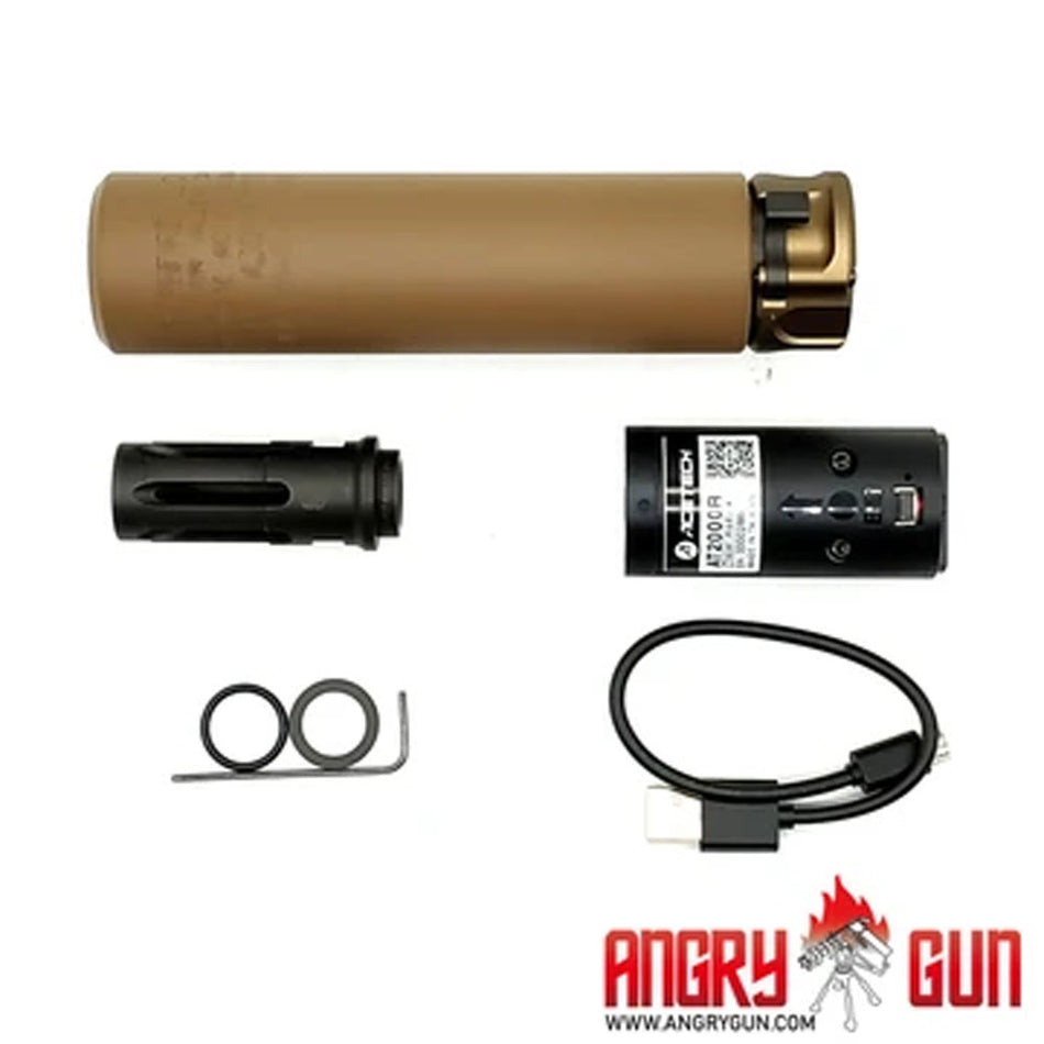 Angry Gun SOCOM 416 Dummy Suppressor / Barrel Extension w/ AT2000R Tracer ( BK / DE )