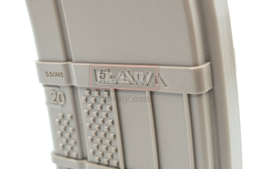 Socom Gear Lancer L5 Advanced WarFighter Magazine for M4 - Mid Cap / 5pcs ( TAN )