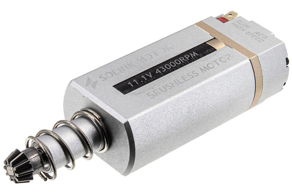 Solink Motor Brushless Slim High Speed 11.1V 43000RPM Long Axle Motor for AEG ( DJ-006-L )
