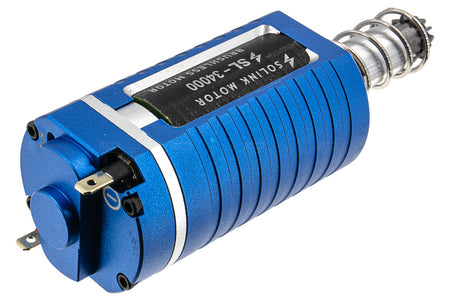 Solink Motor SX-1 Brushless High Speed Super Torque 11.1V 34000RPM Long Axle Motor for AEG ( DJ-001-L ) ( Blue )