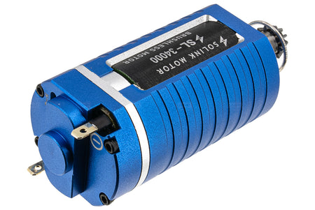 Solink Motor SX-1 Brushless High Speed Super Torque 11.1V 34000RPM Short Axle Motor for AEG ( DJ-001-S ) ( Blue )