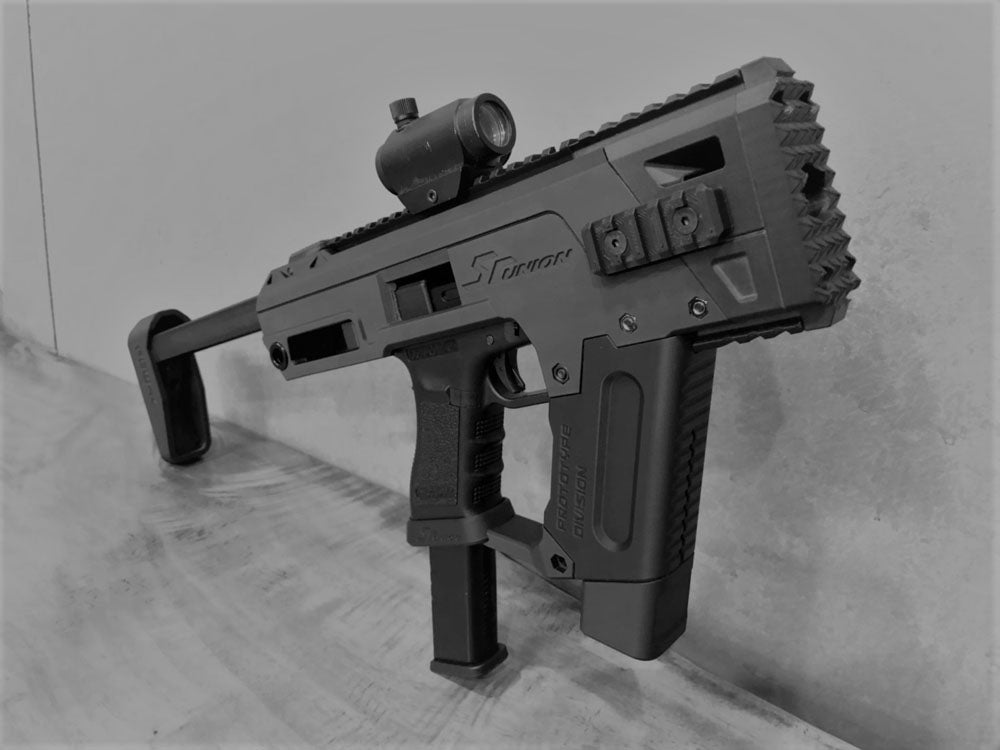 SRU Glock PDW SMG Kit for TM AEP 18 / TM, WE, KSC 17 / 18 / 34 / 35-Pink