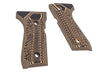SRC CNC G10 Grip "C" Ops Texture Panel Set For SR92 GBBP Series ( FDE )