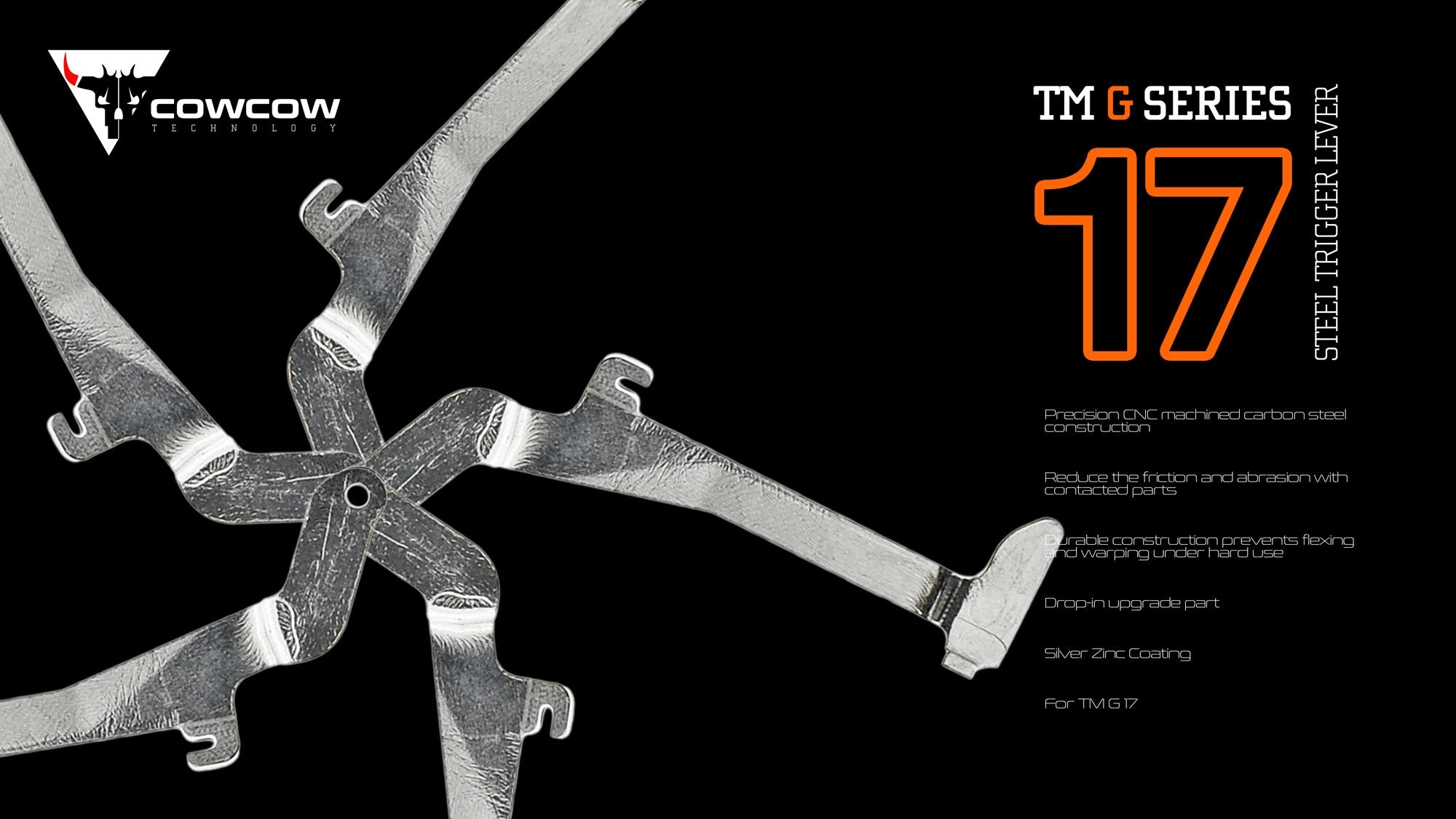 COW TM 17 Steel Trigger Lever ( Reinforced Trigger Bar For TM Model 17 ...