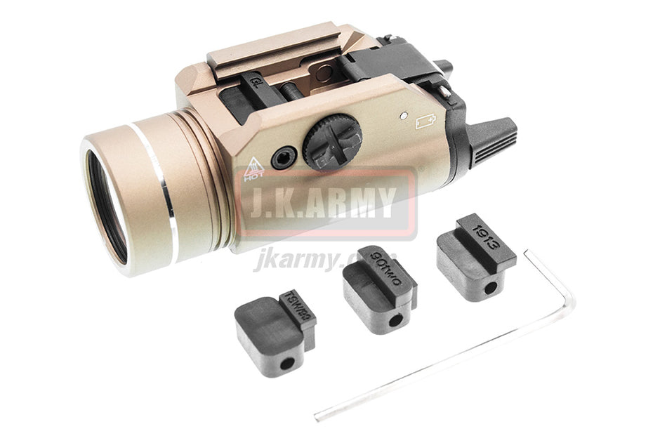 T1 WL 800 Airsoft Flashlight ( FDE ) ( 800 Lumens )