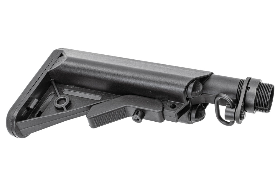 T8 C Style Stock + 6P Buffer Tube Combo Set for Marui TM MWS GBBR ( Black / DE )-Dark Earth ( DE )