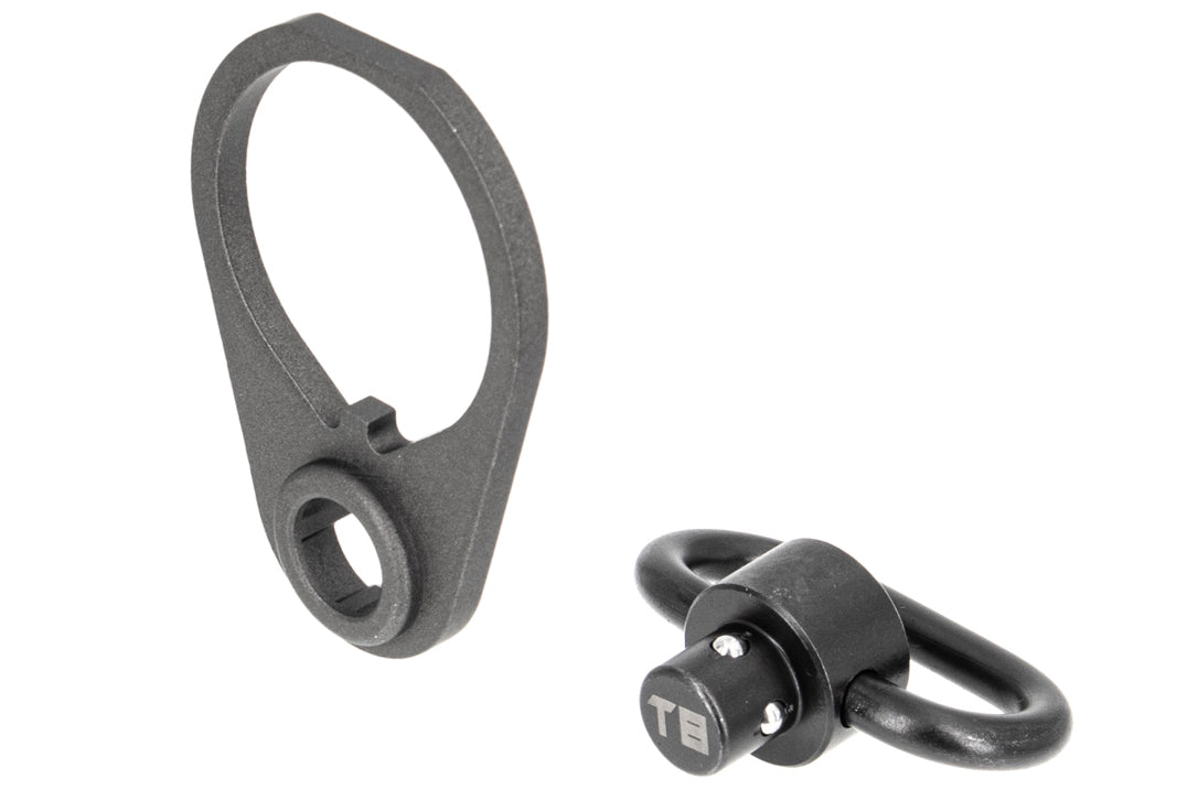 T8 QD Sling Swivel Steel End Plate Set for Marui TM MWS GBB ( MIM Steel )