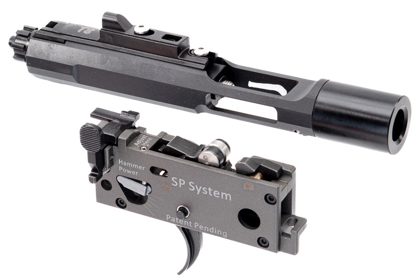 CGS SP System T8 Steel Bolt Carrier Set with Adjustable Trigger Box Set for Marui TM MWS GBB Series