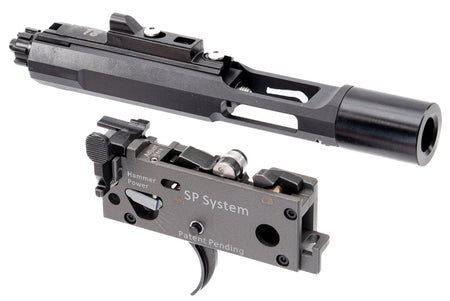 CGS SP System T8 Steel Bolt Carrier Set with Adjustable Trigger Box Set for Marui TM MWS GBB Series