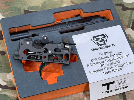 CGS SP System T8 Steel Bolt Carrier Set with Adjustable Trigger Box Set for Marui TM MWS GBB Series