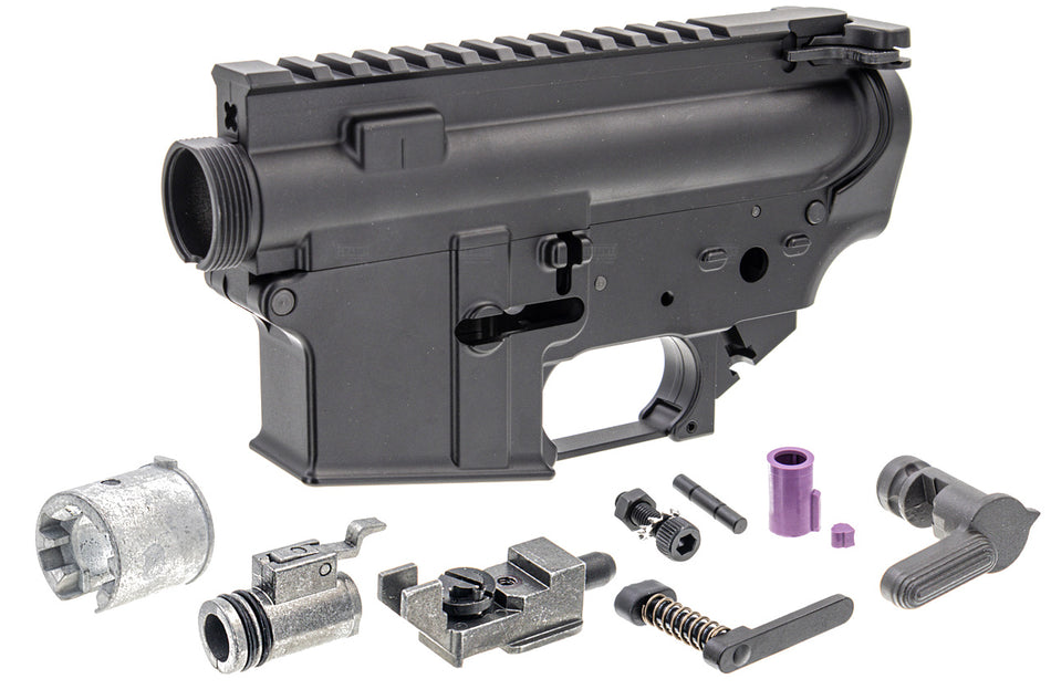 SP System T8 MWS M4 Upper & Lower Receiver Set Blank Version ( T8 TM MWS GBB Platform )