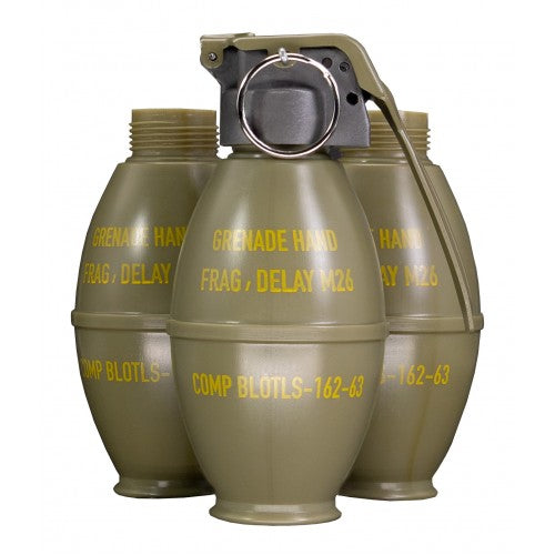 APS Thunder B Lemon Shape M26 Style CO2 Sound Grenade Shocker Starter Pack ( 3 Piece Set )