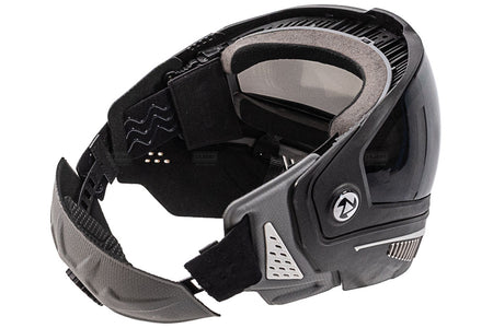 FMA F5 Professional Storm Goggle Mask ( Tactical Paintball Full Face Mask Double Layers Lens )-Black Body/Black Lens