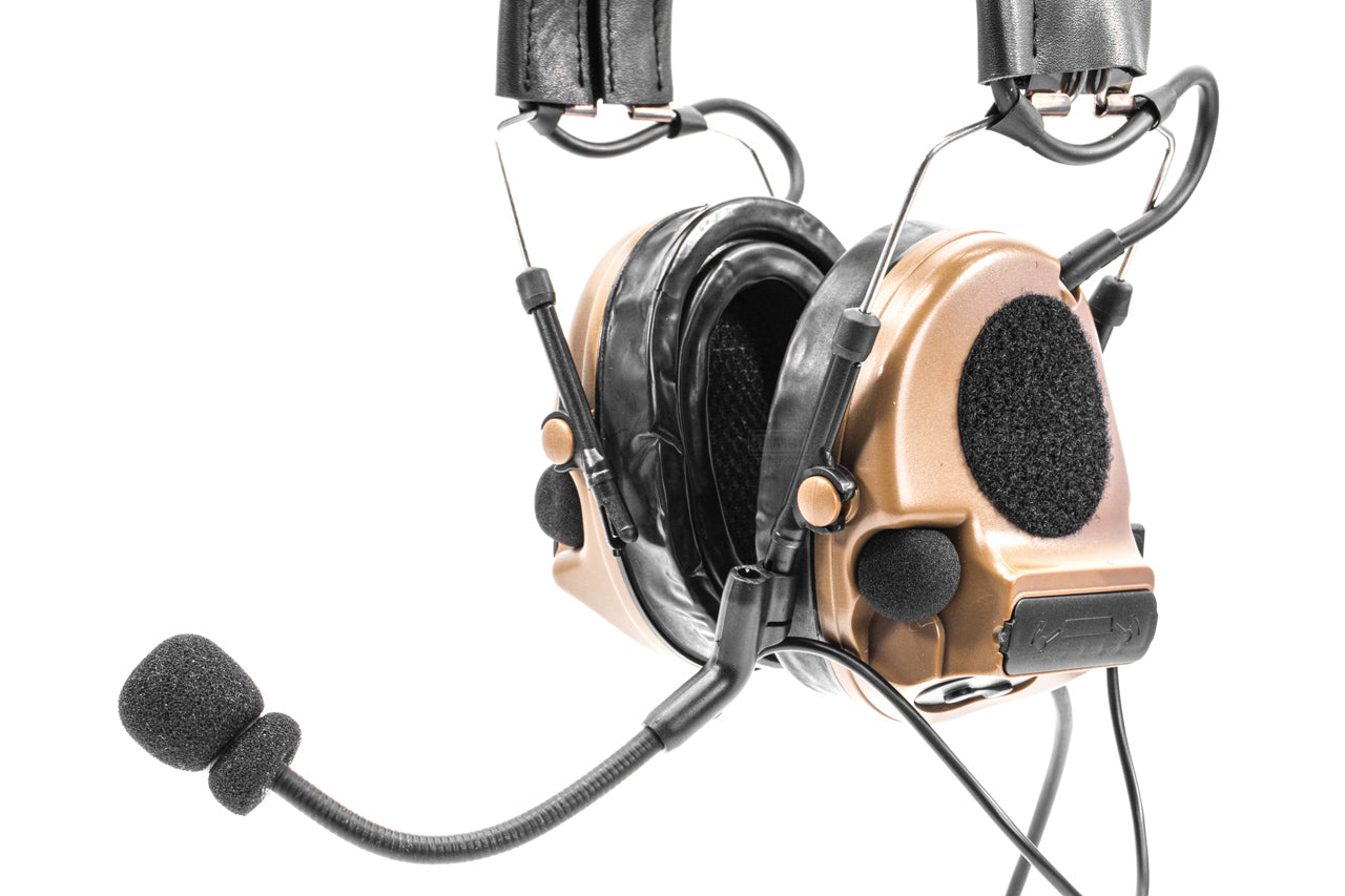 TCA COMTAC III V2 Noise Reduction Headset - Single Channel NATO 7.1mm Connector ( CT3 ) Olive Drab