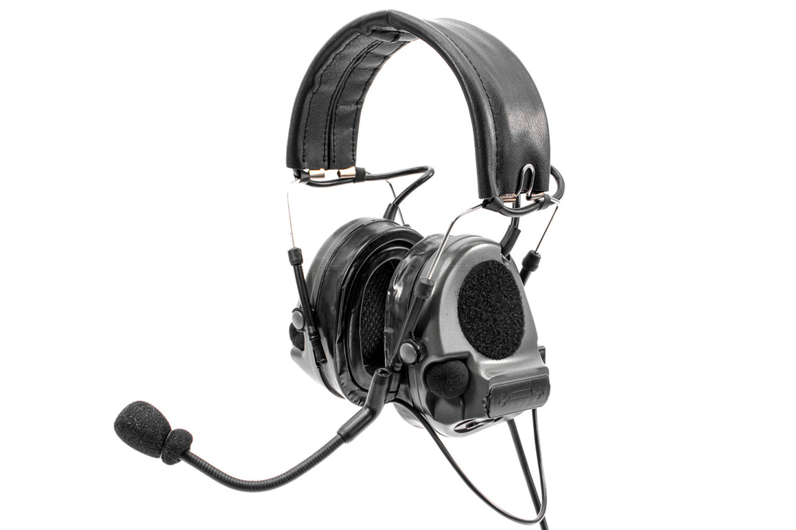 TCA COMTAC III V2 Noise Reduction Headset - Single Channel NATO 7.1mm Connector ( CT3 ) Olive Drab